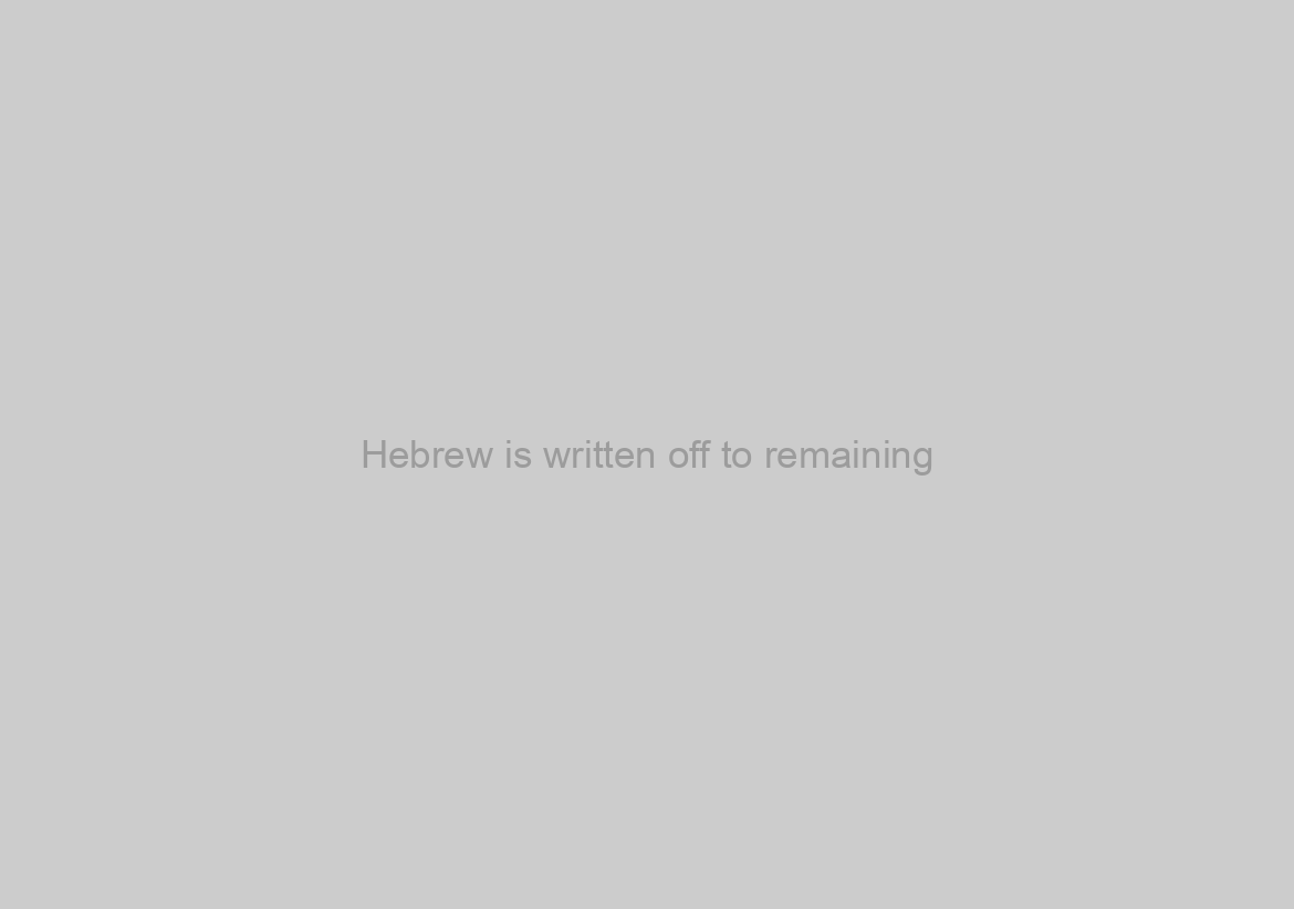 Hebrew is written off to remaining